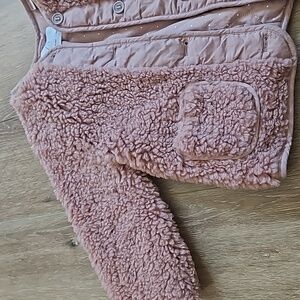Kids zara pink fluffy jacket